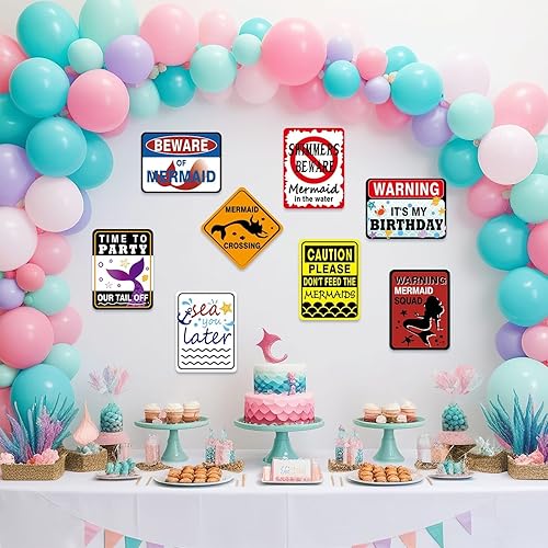 Miniatura 244 de WERNNSAI Decoraciones de fiesta de tiburón: 6 piezas divertidas de decoración de fiesta de cumpleaños de tiburón para niños y niños bajo el mar