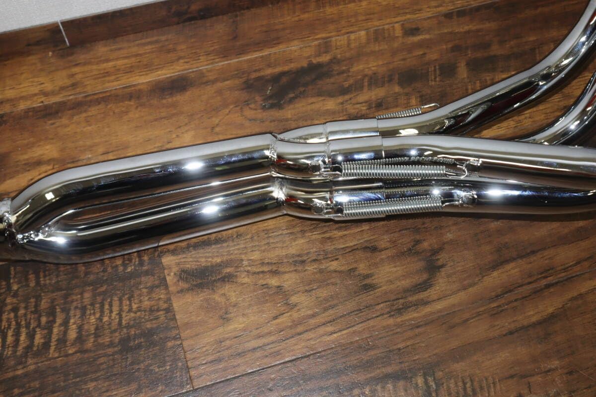 CBX400Fアキヤン6分割レース管メッキ汎/NC07