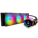 Cooler Master MasterLiquid ION 360 CPU Liquid Cooler - Black | Support All Intel & AMD CPU Socket | Gen X Dual Chamber Design | 360mm Close-Loop AIO | 2.1 Inch LCD Screen | Mobius 120P ARGB Fan gallery image