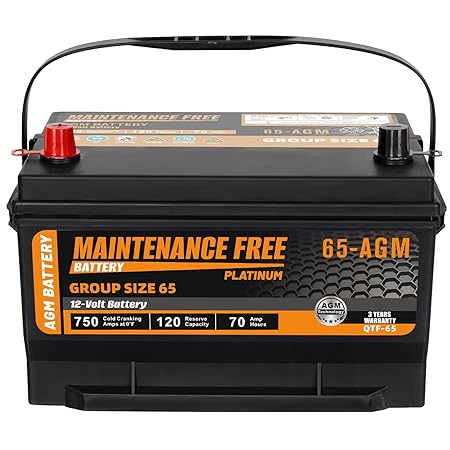 1AUTODEPOT BCI Group 65 AGM Car Battery