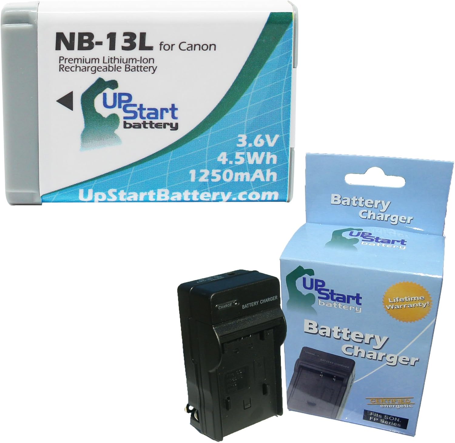Canon NB13L Battery and Charger Replacement for Canon NB13L Digital