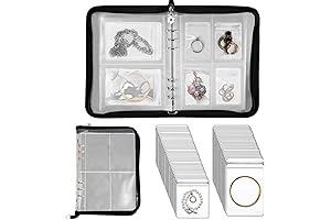 All-in-One Transparent Travel Jewelry Album Organizer