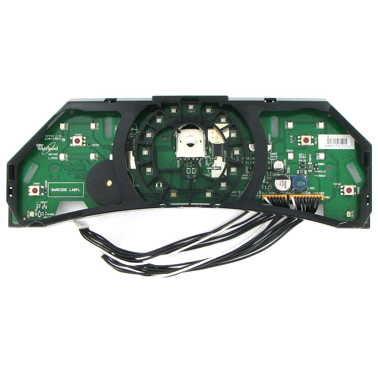 Whirlpool Washer Control Board W10406607 W10427967 - Used, Tested, And Working Perfectly For Your Repair Needs