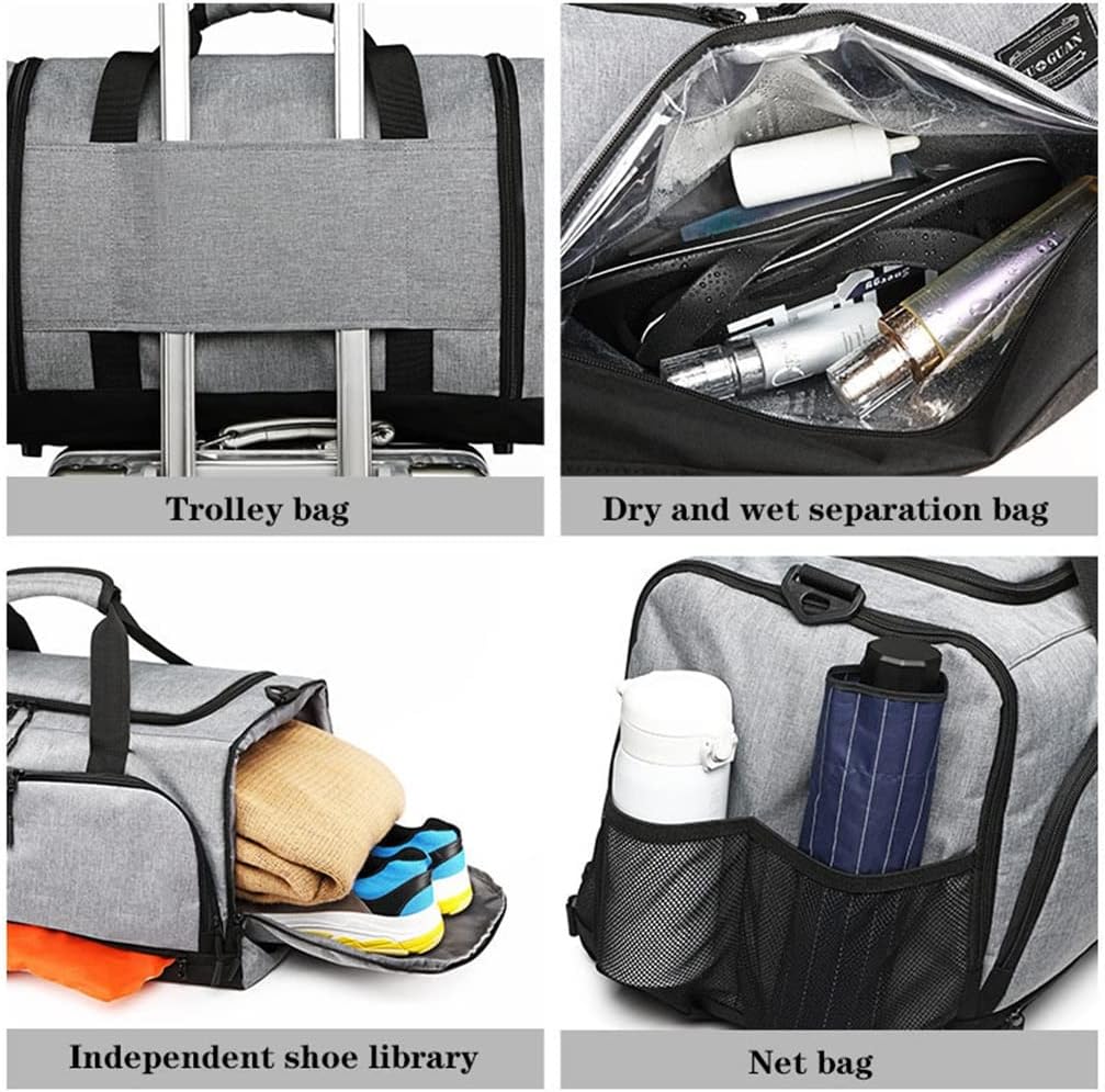 Men's Gym Travel Bags Luggage Yoga Sports Shoes Storage Tote