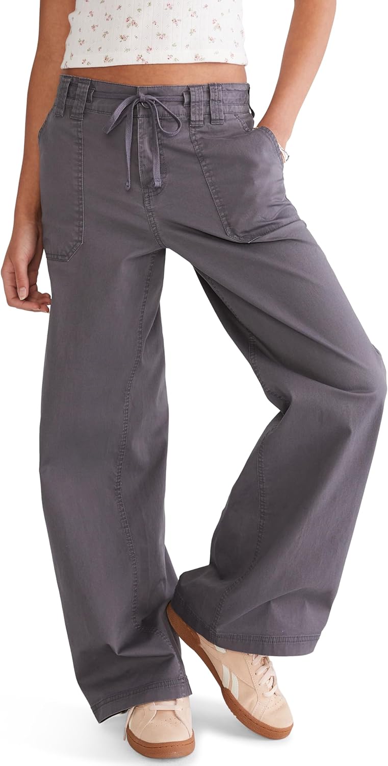 AEROPOSTALE Womens Low Rise Baggy Wide Leg Jean AEROPOSTALE Womens Low Rise Baggy Wide Leg Jean