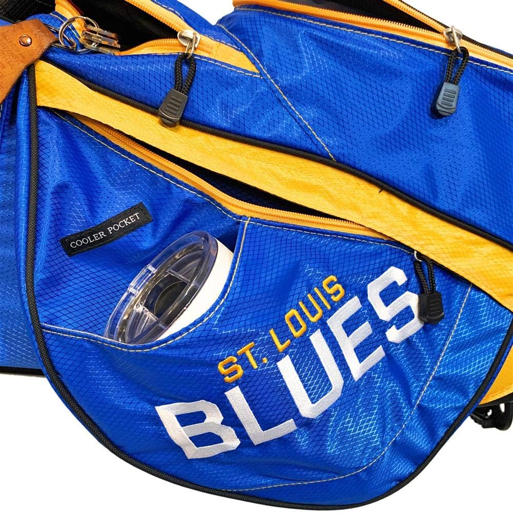 Team Golf NCAA Florida Gators Fairway Golf Stand Bag Fairway Golf Stand Bag, Lightweight, 14-way Top, Spring Action Stand, Insulated Cooler Pocket, Padded Strap, Umbrella Holder & Removable Rain Hood - Image 5