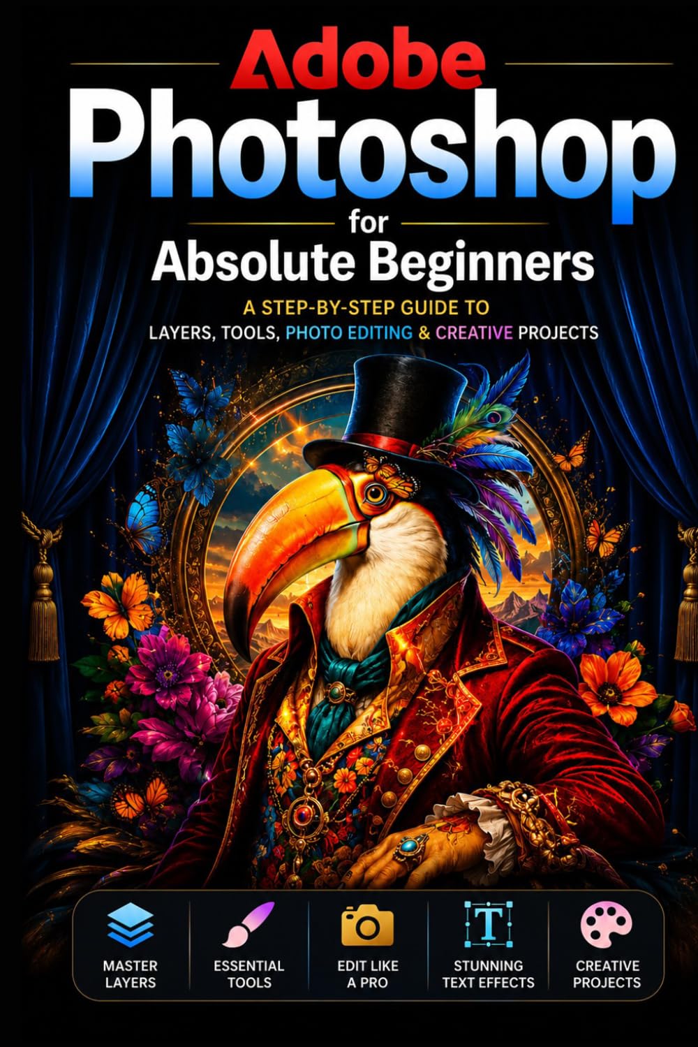 Adobe Photoshop for Absolute Beginners: A Step-by-Step Guide to Learning Photoshop from Scratch (The Photoshop Mastery Series)