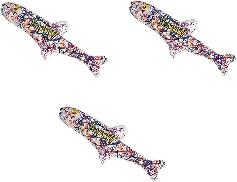 Pollock Fish Catnip Toy, 3 Pack