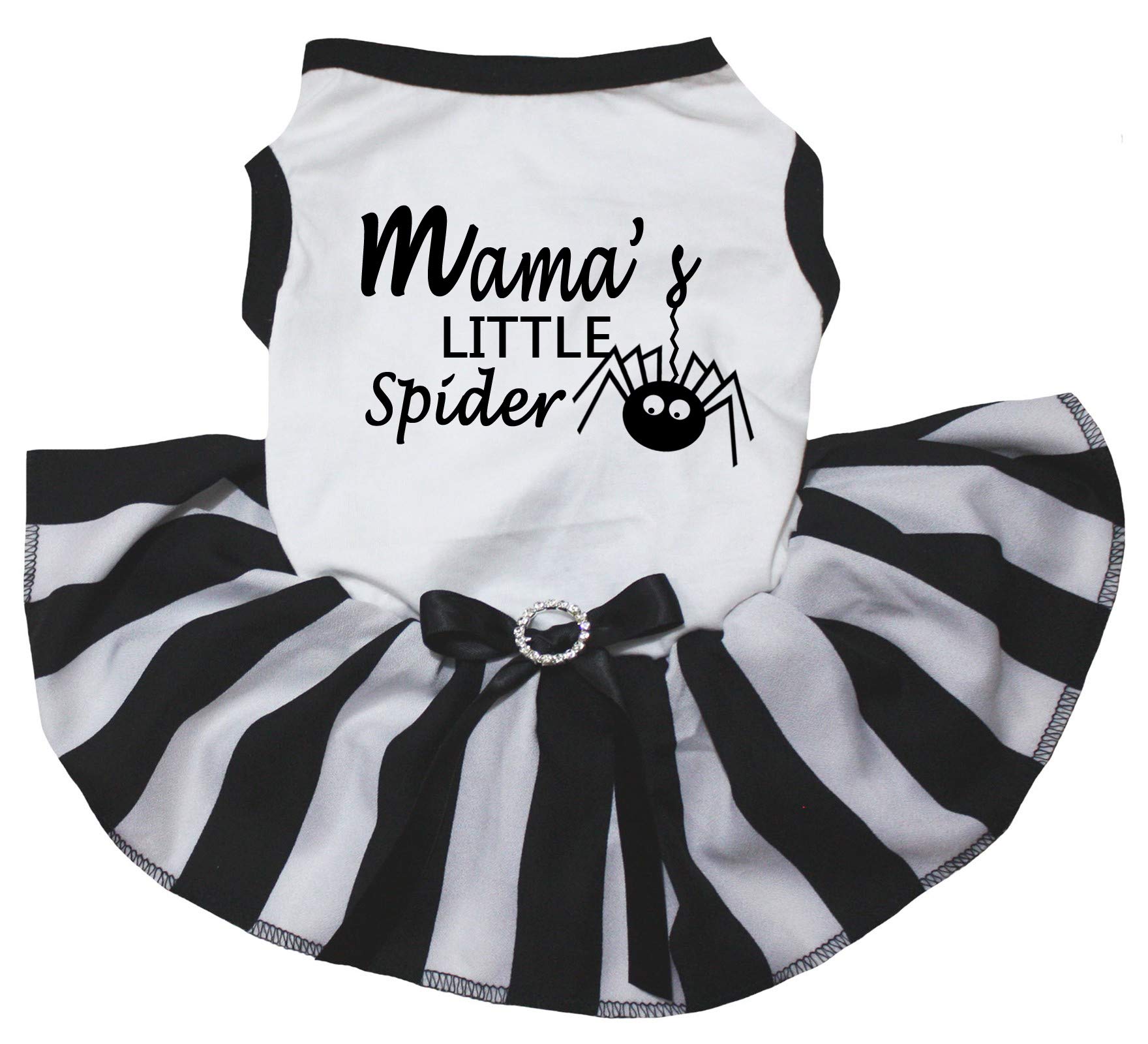 Robe pour chiot blanche Mama's Little Spider XXXL pour les balades