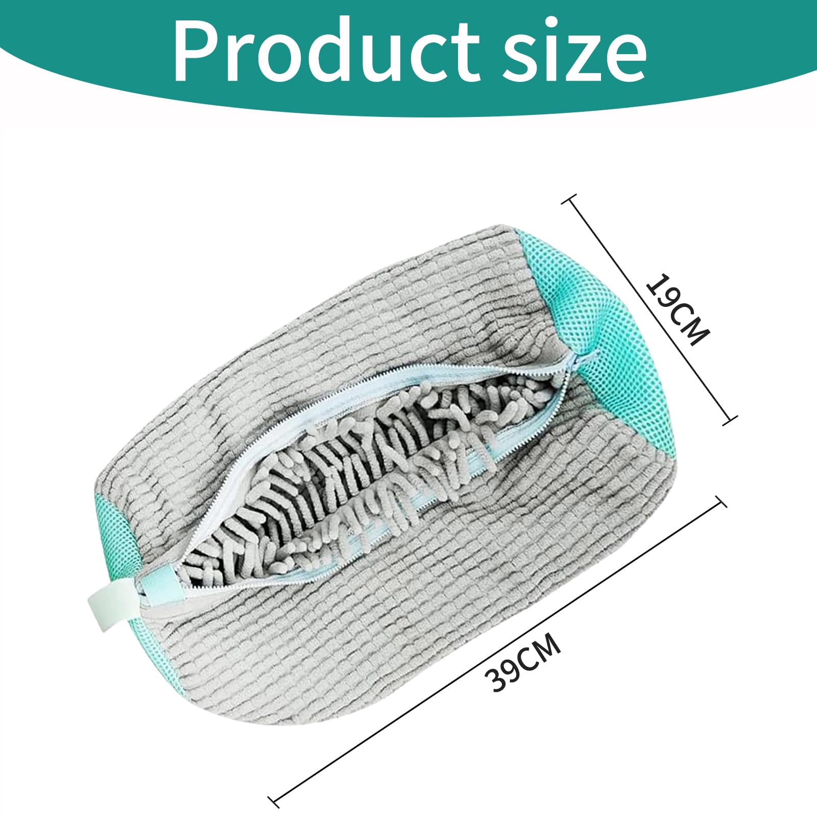 Sacchetti Lavatrice Per Scarpe - 2 Pezzi Con Spugna Interna, Chiusura Lampo, Riutilizzabili - Foto 8