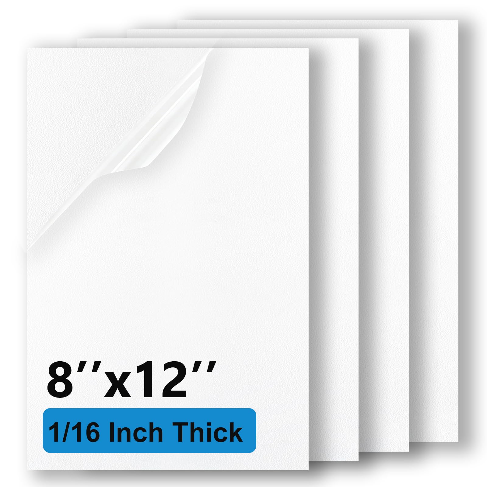 White ABS Plastic Sheets - 2 Pack (8x12 Inch) -11