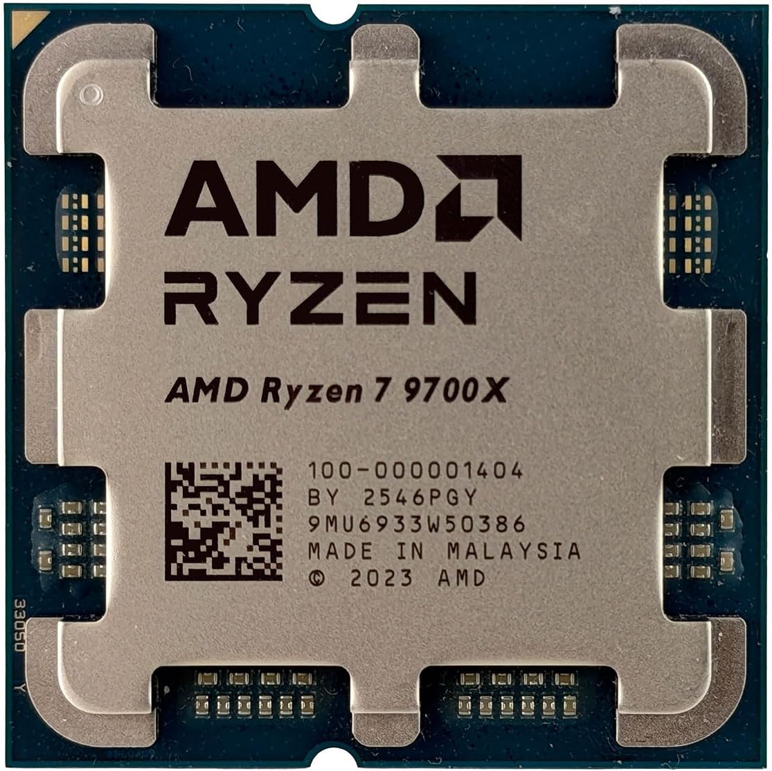 AMD Ryzen 7 9700X AM5, 8 Cores, 16 Threads, 3.8-5.5GHz, Desktop Processor