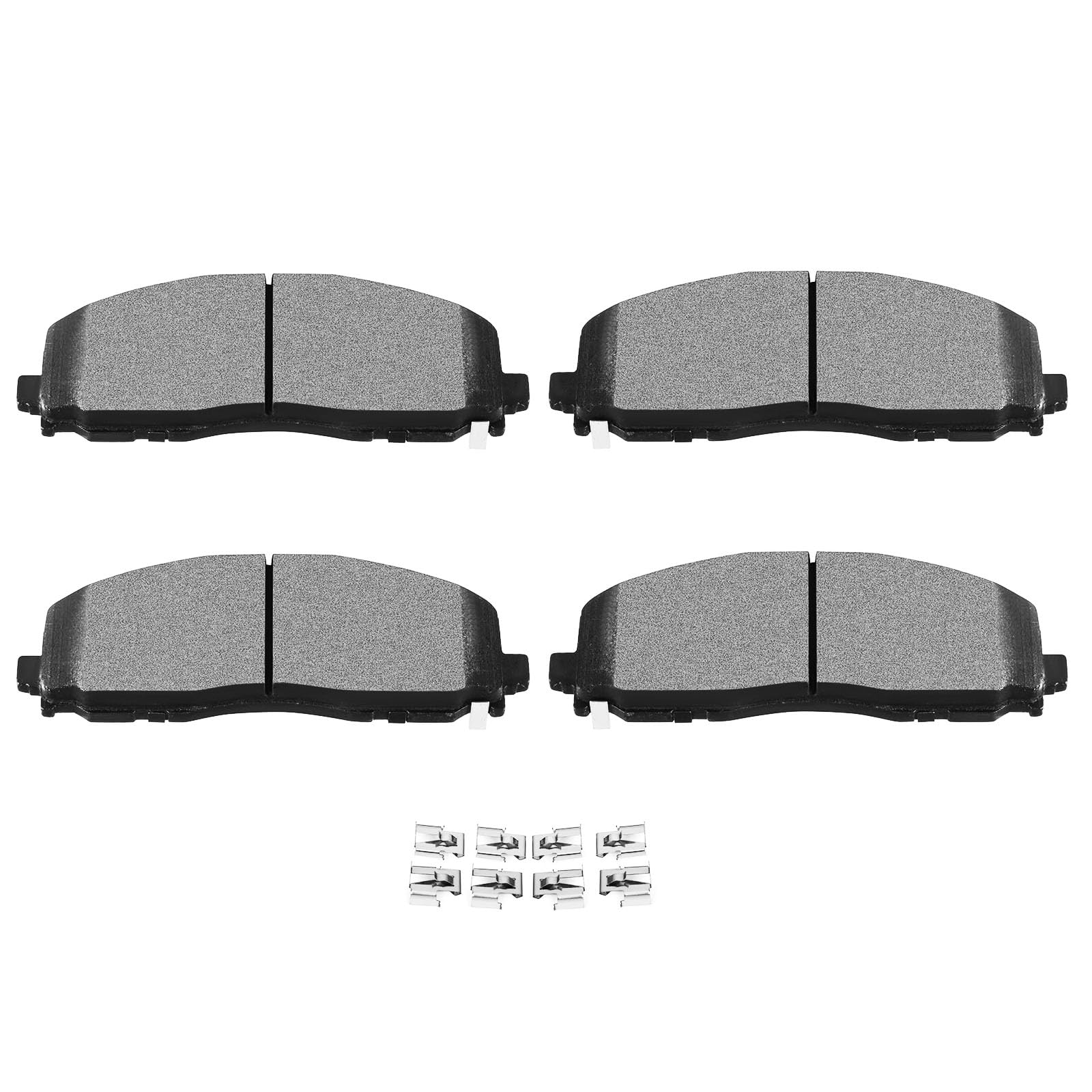 SCITOO D1589 Front Semi-Metal Brake Pads Sets Fit For Chrysler Pacifica/Town &amp; Country,For Dodge Grand Caravan/Journey,For Jeep Wrangler/Wrangler JK,For Volkswagen For Routan 2012-2014