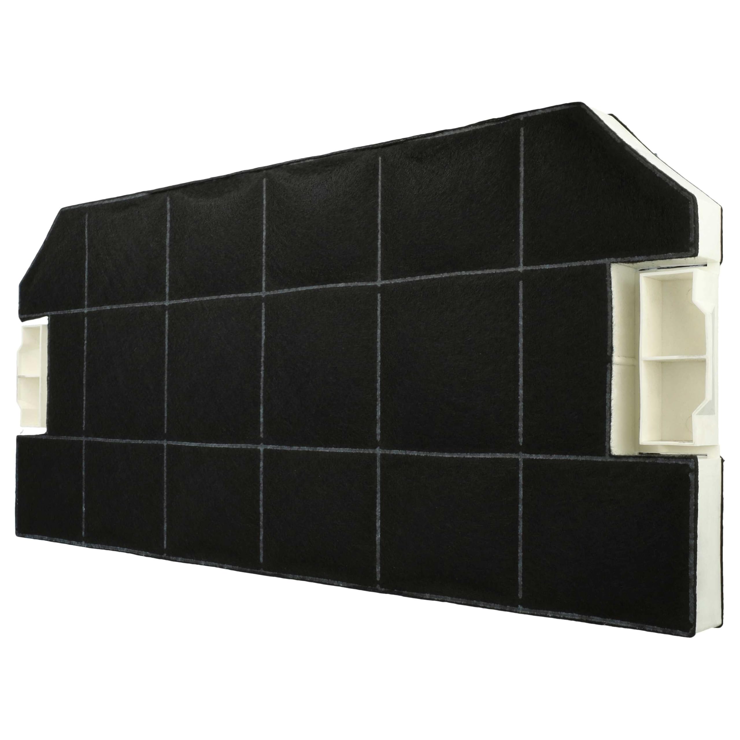 vhbw 4x filtro a carboni attivi sostituisce Bosch DHZ3300 per cappe aspiranti - 49,6 x 23 x 3 cm