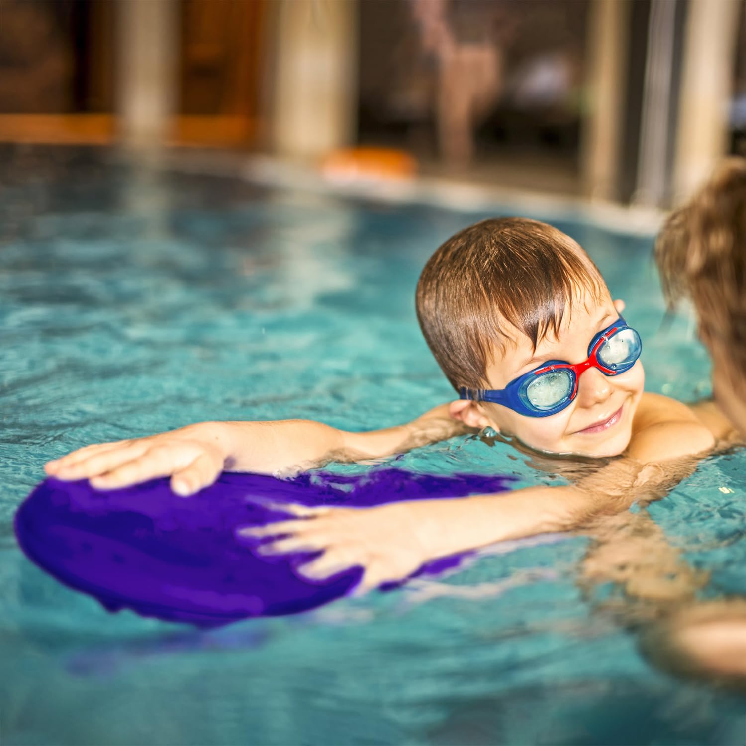 Junior Kickboard Boje für Jugendliche Kinder & Kleinkinder Schwimmhilfe & Trainingsbrett für Kinder zum Schwimmen im Pool & offenen Gewässern | EVA-Material & BPA-frei