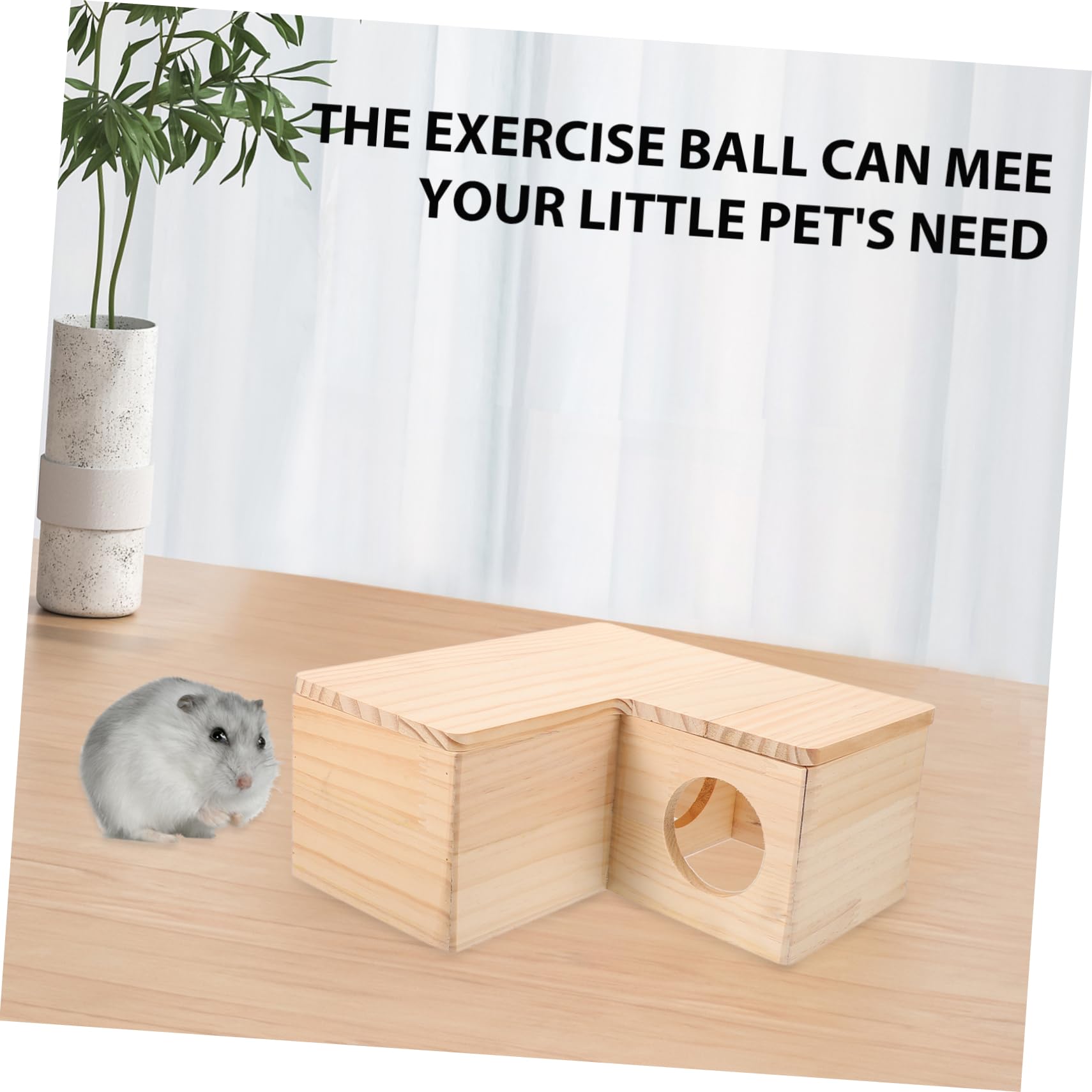 SUPVOX Maison pour Hamster Naturel Tunnel pour Hamster à Plusieurs Chambres Maison pour Rat