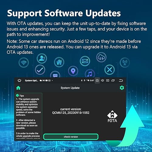 Miniatura 9 de Eonon Estéreo de coche 6+64GB para BMW Serie 3 325i 330i M3 323i (E46) 1999-2005, Android 13 Wireless CarPlay y Android Auto Car Radio, Unidad