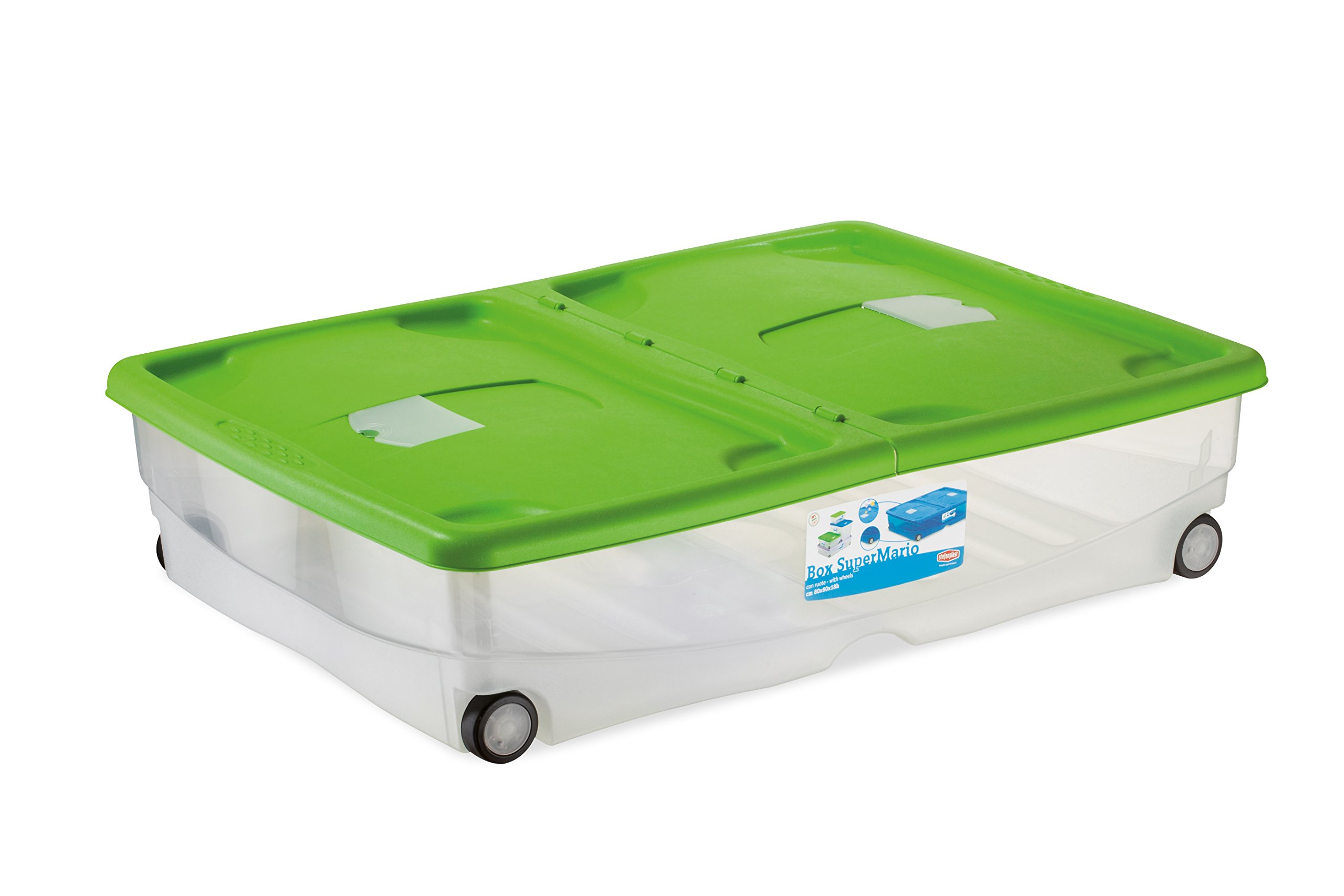 Stefanplast Supermario Contenitori, Plastica, Colori Assortiti