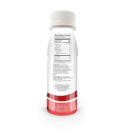 Miniatura 9 de BariatricPal 0.53oz de proteína de suero de leche y colágeno listos para beber - Manzana (6 botellas)