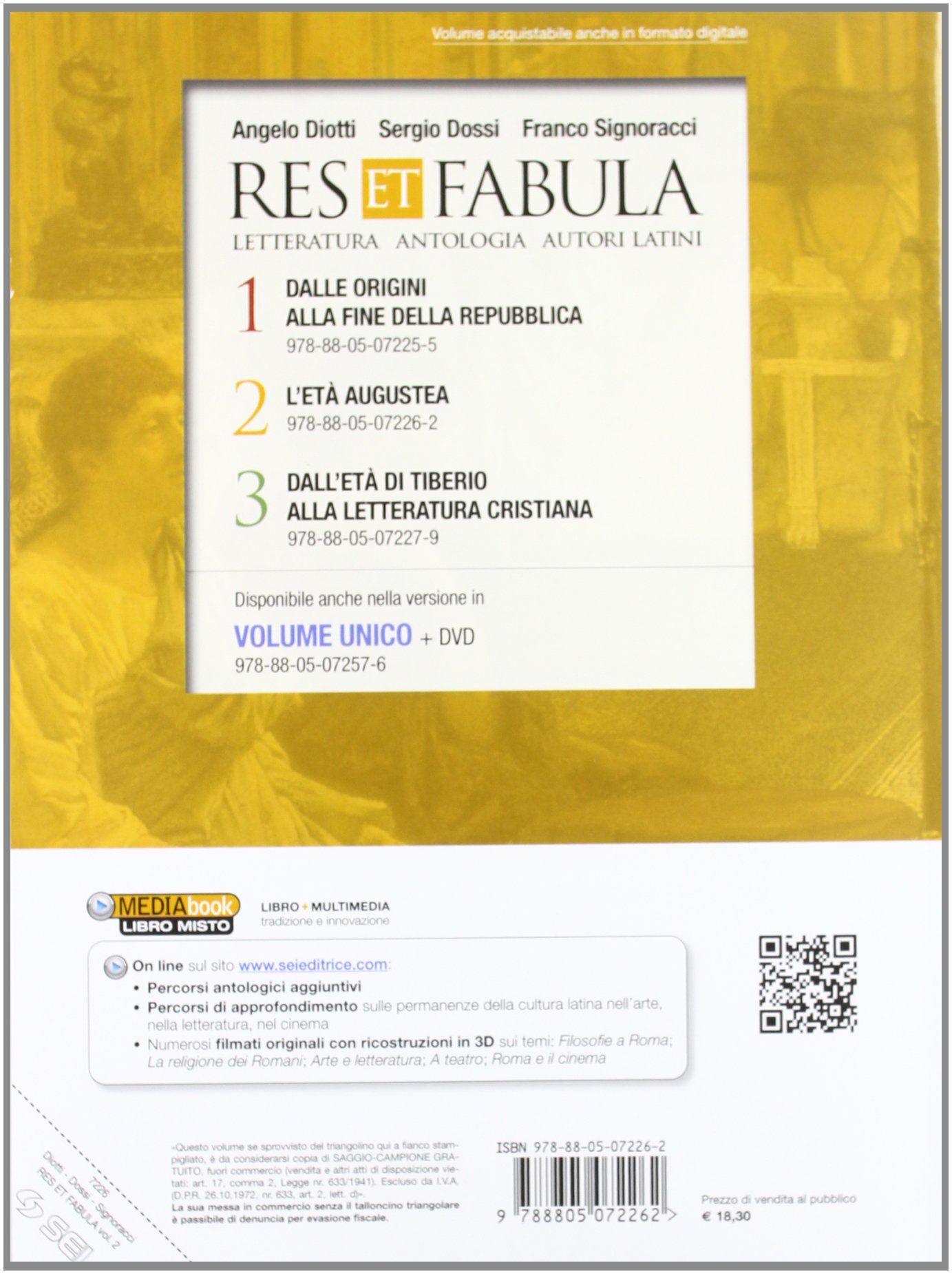 Res et fabula. Per le Scuole superiori. L'età augustea (Vol. 2)