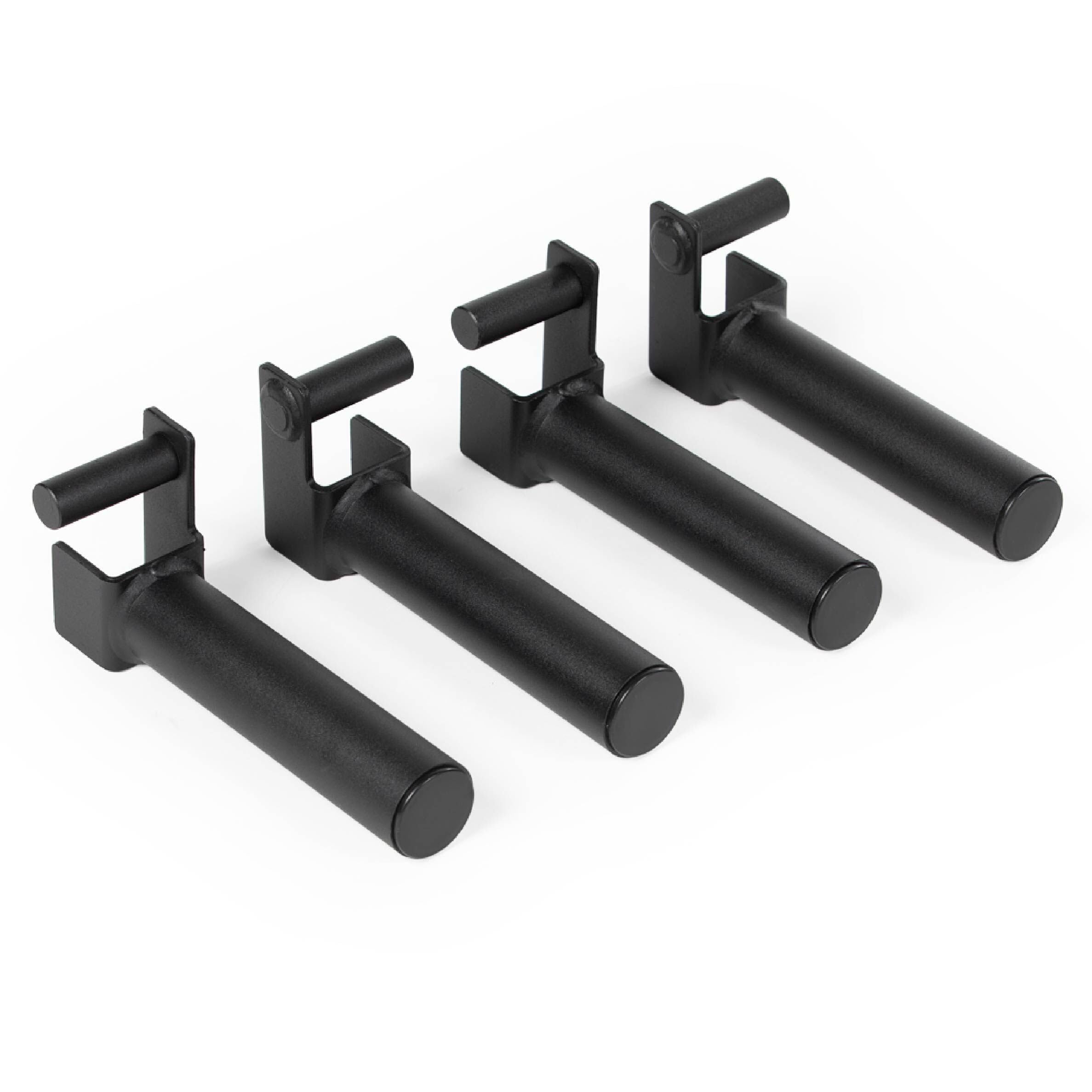 Titan Fitness 4 Pack T-2 Series Weight Plate Holder Attachments, J-Hook Style Mounting, Weight Plate Storage