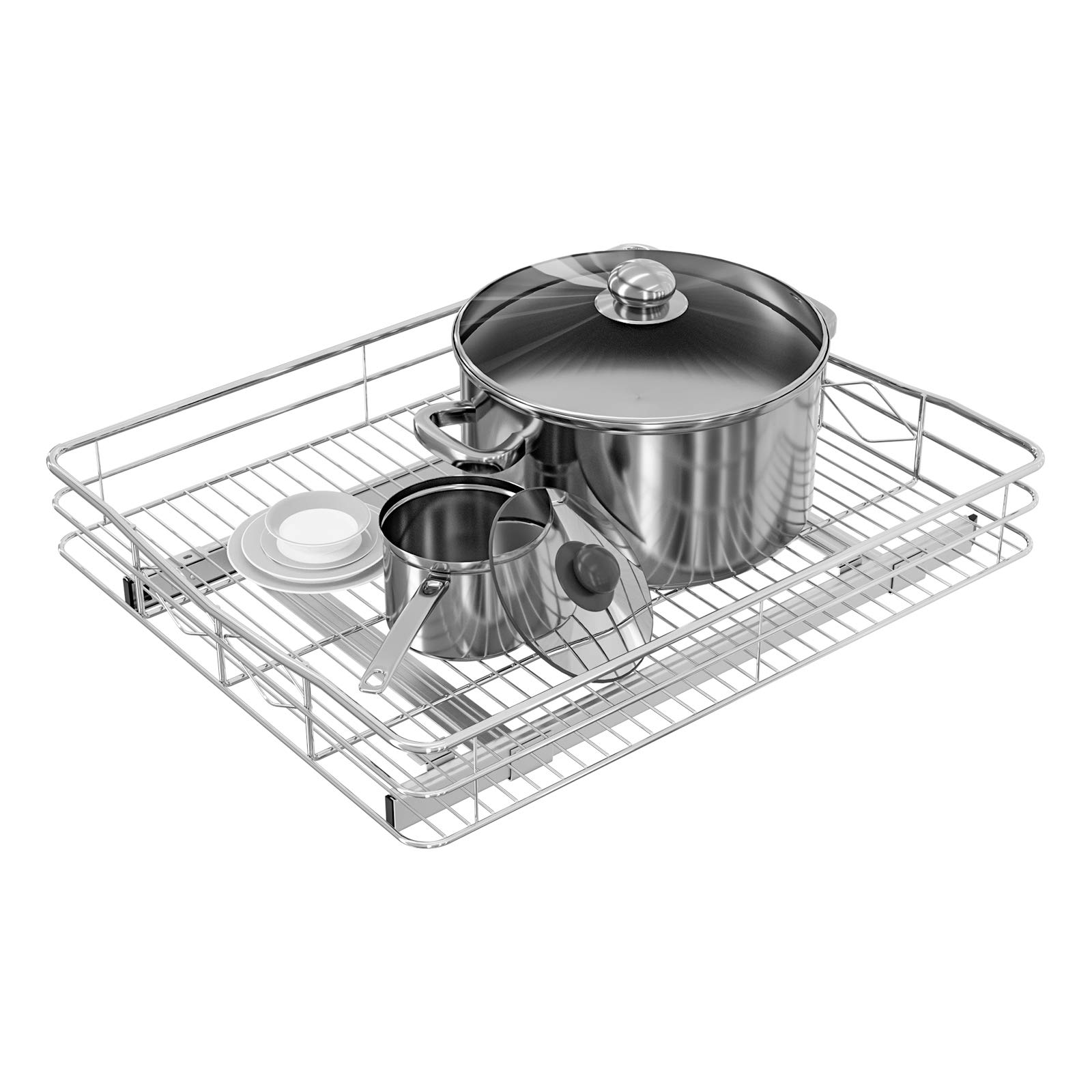 Buy IZLIF MultiUse Pull Out Drawer Organizer Heavy Duty Slide Out Kitchen