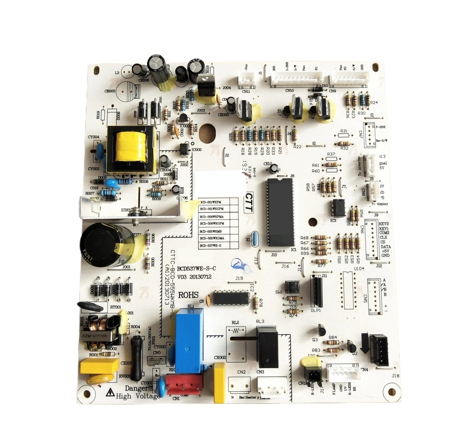 Replacement Refrigerator PCB Board ， For BCD-555WKMB 502301000095 ，Refrigerator Accessories