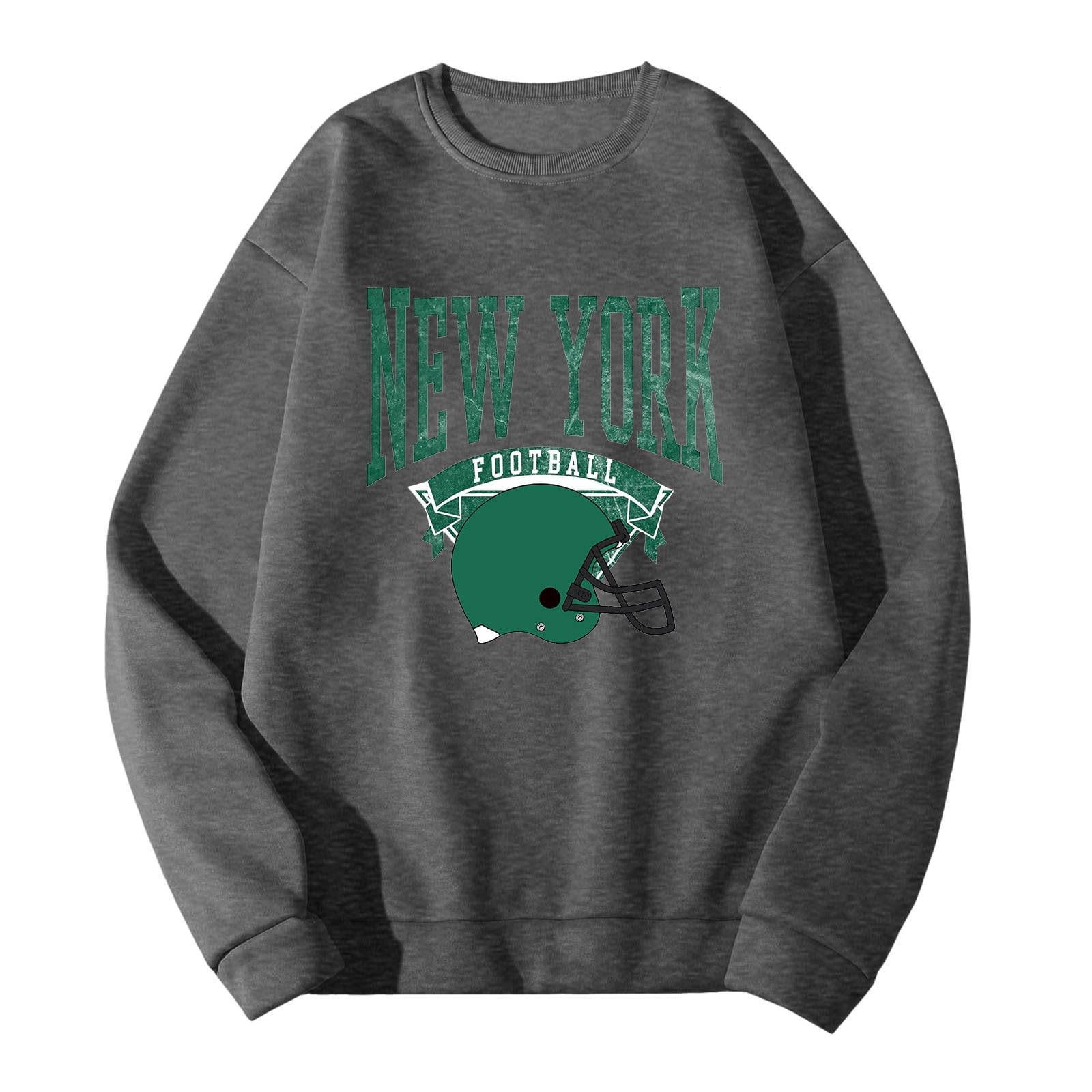 Generisch Felpa oversize da uomo con cappuccio da calcio con logo stampato, comoda felpa in misto cotone per vacanze e tempo libero, felpa casual alla moda per stile hip-hop, da XXL a XXXL