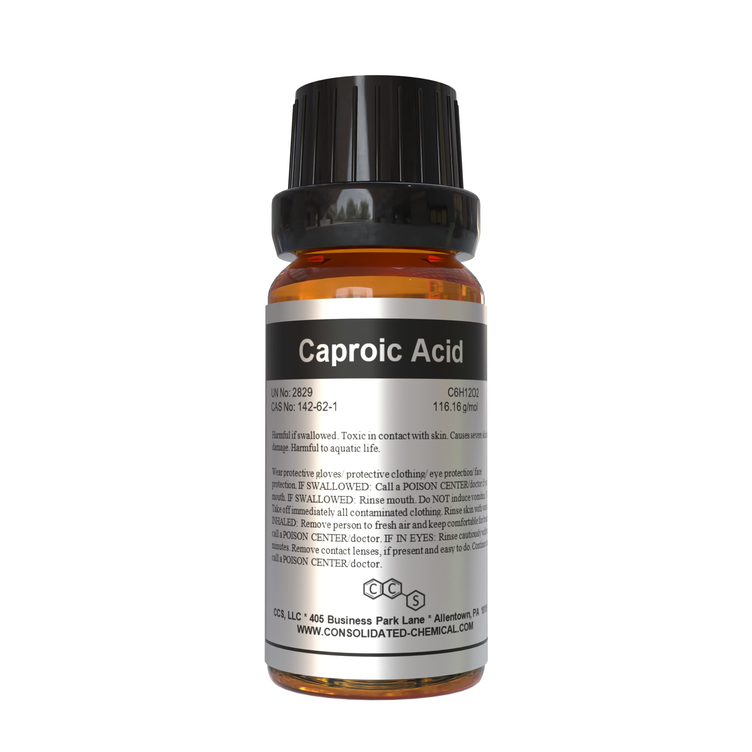Caproic Acid (DeIronized) | High Purity Aroma Compound 30ml (1 Fl Oz)