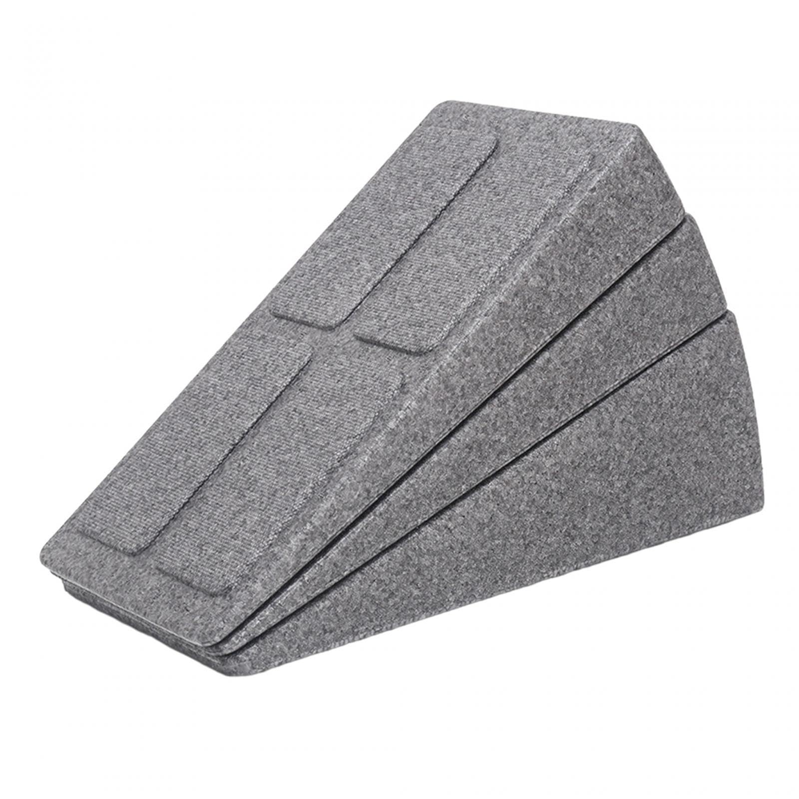 Merishopp 3Pcs Squat Wedge Block Foot Stretcher Slant Board for Yoga Sports Ankle Foot Gray-image-35