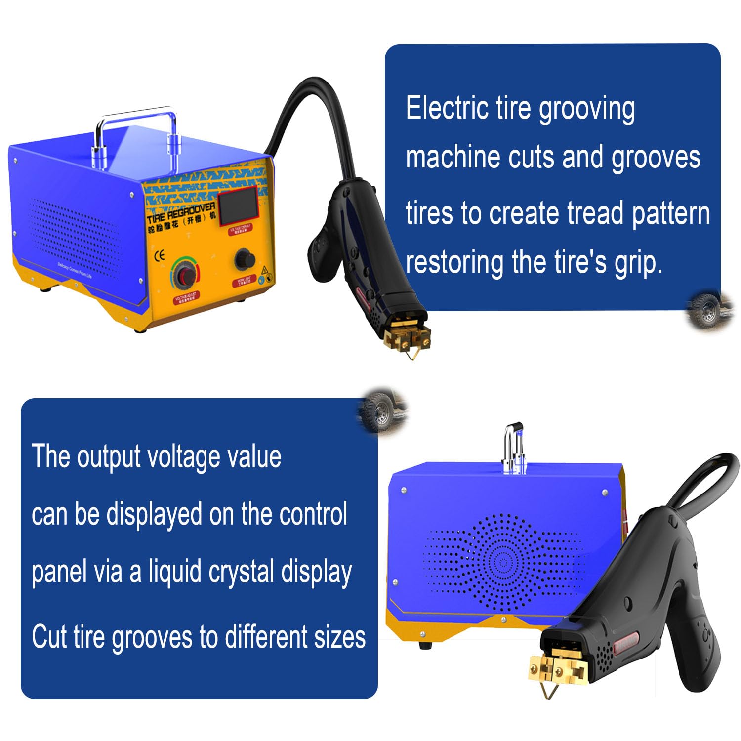 Strumento per Scanalare Pneumatici Macchina Scanalatrice Pneumatici Camion Professionale Taglierina Riscolpitrice Pneumatici Approfondire Battistrada Ricostruire Vecchi