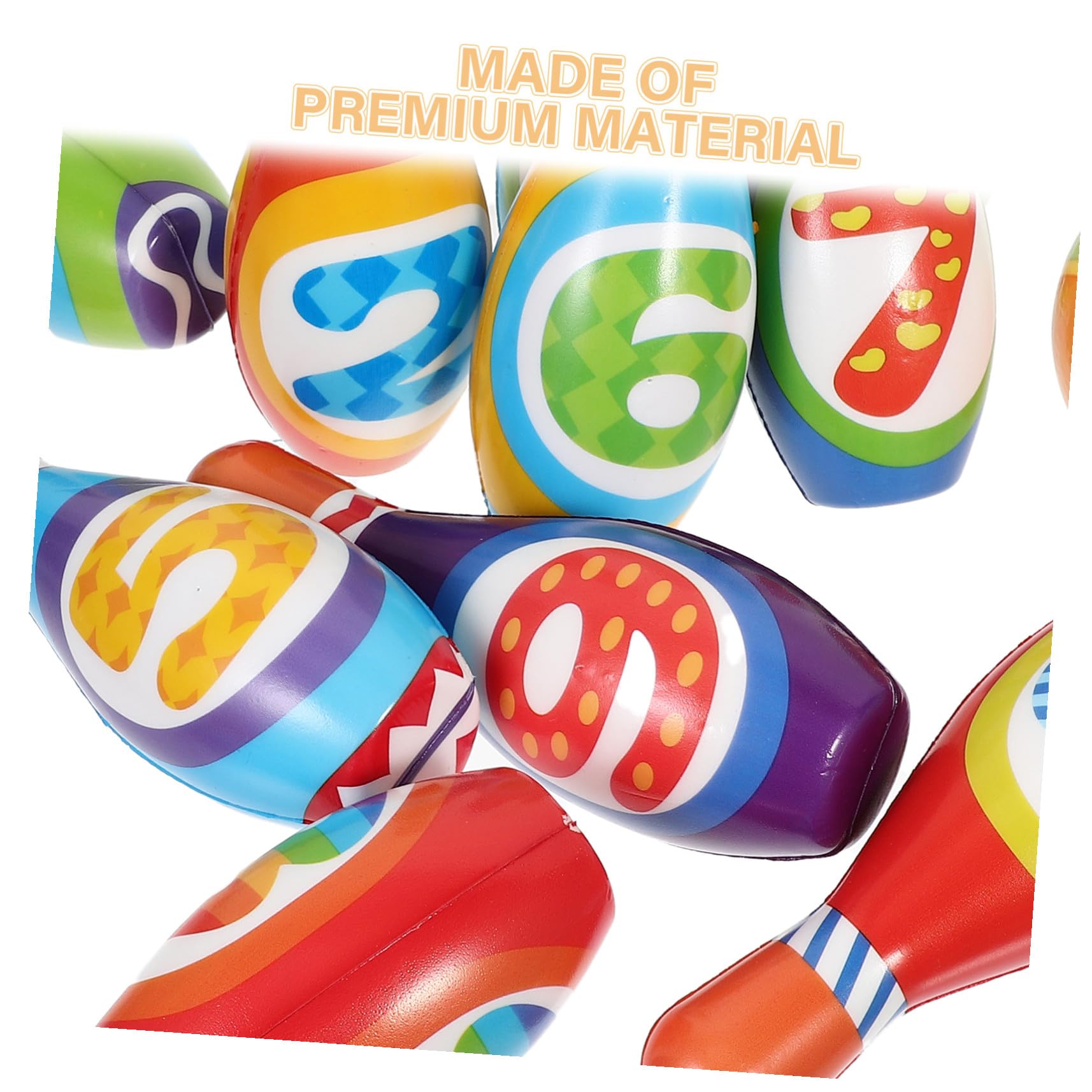 Kit de Jeu de Bowling pour Garçon et Filles, 1 Set, Jouet Sportif Pu Coton