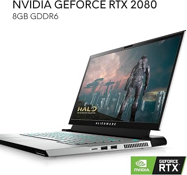 Alienware New m15 15.6 inch FHD Gaming Laptop (Lunar Light) Intel Core i7-10750H 10th Gen, 32GB DDR4 RAM, 1TB SSD, Nvidia Geforce RTX 2080 Super 8GB GDDR6, Windows 10 Home (AWm15-7937WHT-PUS)
