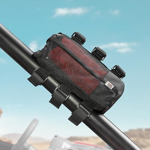 KEMIMOTO Soporte para altavoz UTV, soporte de altavoz portátil para UTV, ATV, bicicleta, carrito de golf, se adapta a barra de rollo de 0.875-1" y