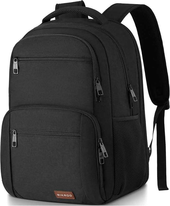Backpack for Men and Women, School Backpacks for Teen Boys Water Resistant TSA Travel Backpack, Business Anti Theft Sturdy Computer Bag Gifts Fits 15.6 Inch Laptop,Black