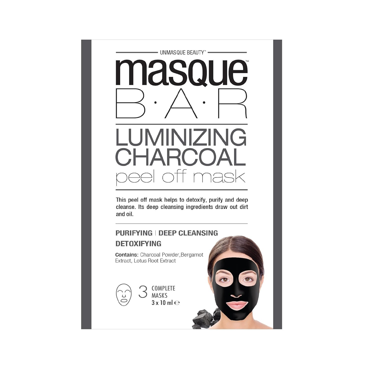masque BAR Luminizing Charcoal Peel Off Mask Charcoal