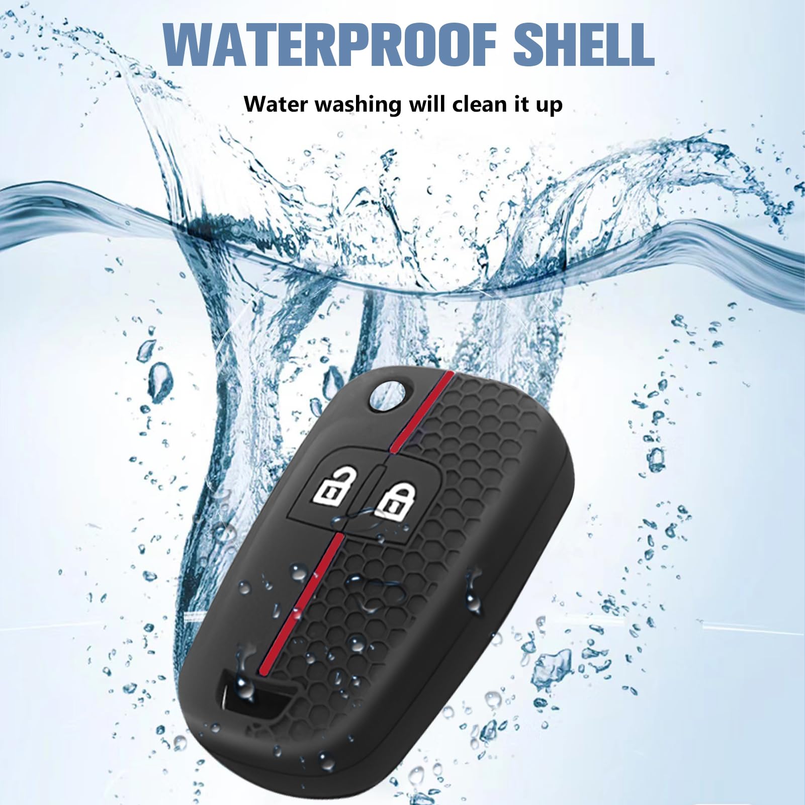 Cover Chiave Opel In Silicone - Protezione Con Portachiavi - Foto 10