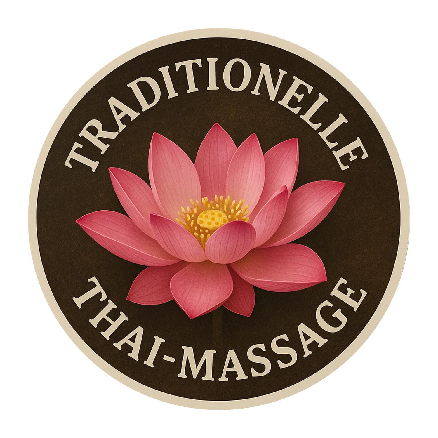Digitaldruckaufkleber Klebefolie "Thai Massage" nach Wunsch | Größe frei wählbar | Folienaufkleber für ihr Schaufenster, Tür, etc. | DAF-126 (50 x 50 cm)