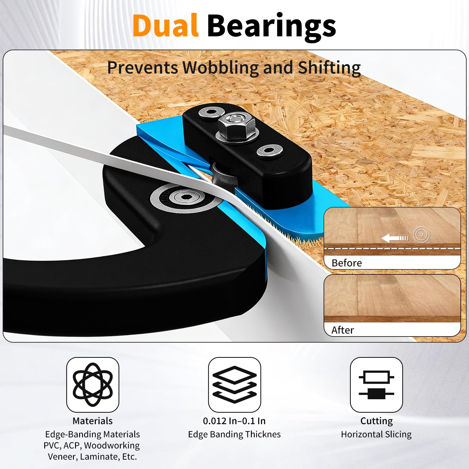 Outil De Coupe De Chant Professionnel Rabot à Placage Et Grattoir à Chanfrein Pour Bois Outillage Menuiserie Pour Plans De Travail Meuble Armoire Crafting Laminate