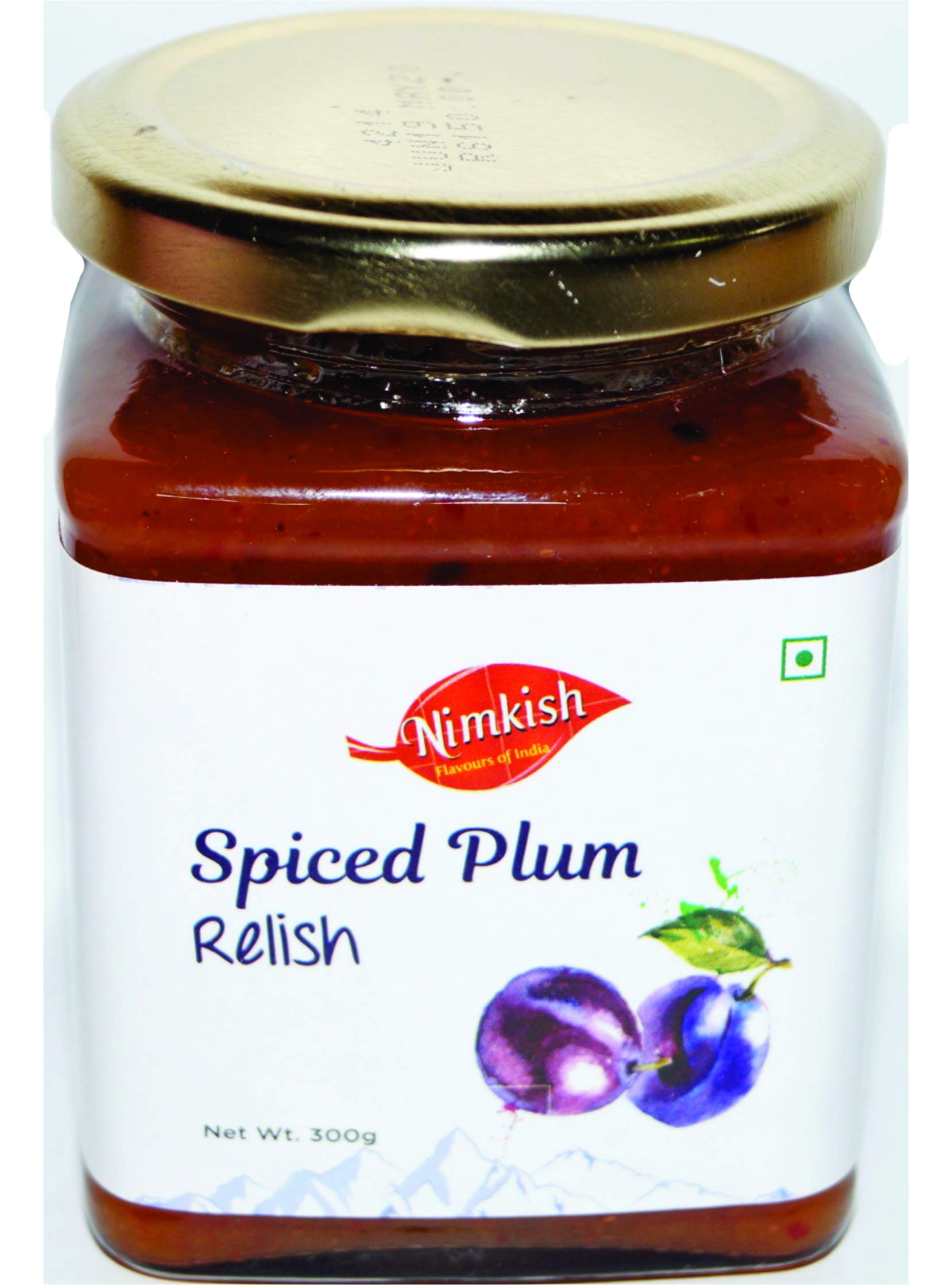 Spiced Plum Relish 300g | Sweet and Tangy Himalayan Fruit Blend | Perfect Accompaniment for Snacks Meals Cheese and Grilled Dishes