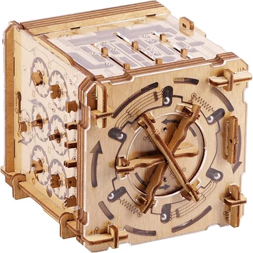 iDventure Cluebox Cambridge Labyrinth – Caja de rompecabezas 3D de madera – Escape Room Brain Teaser Gift – Caja de rompecabezas de dinero para