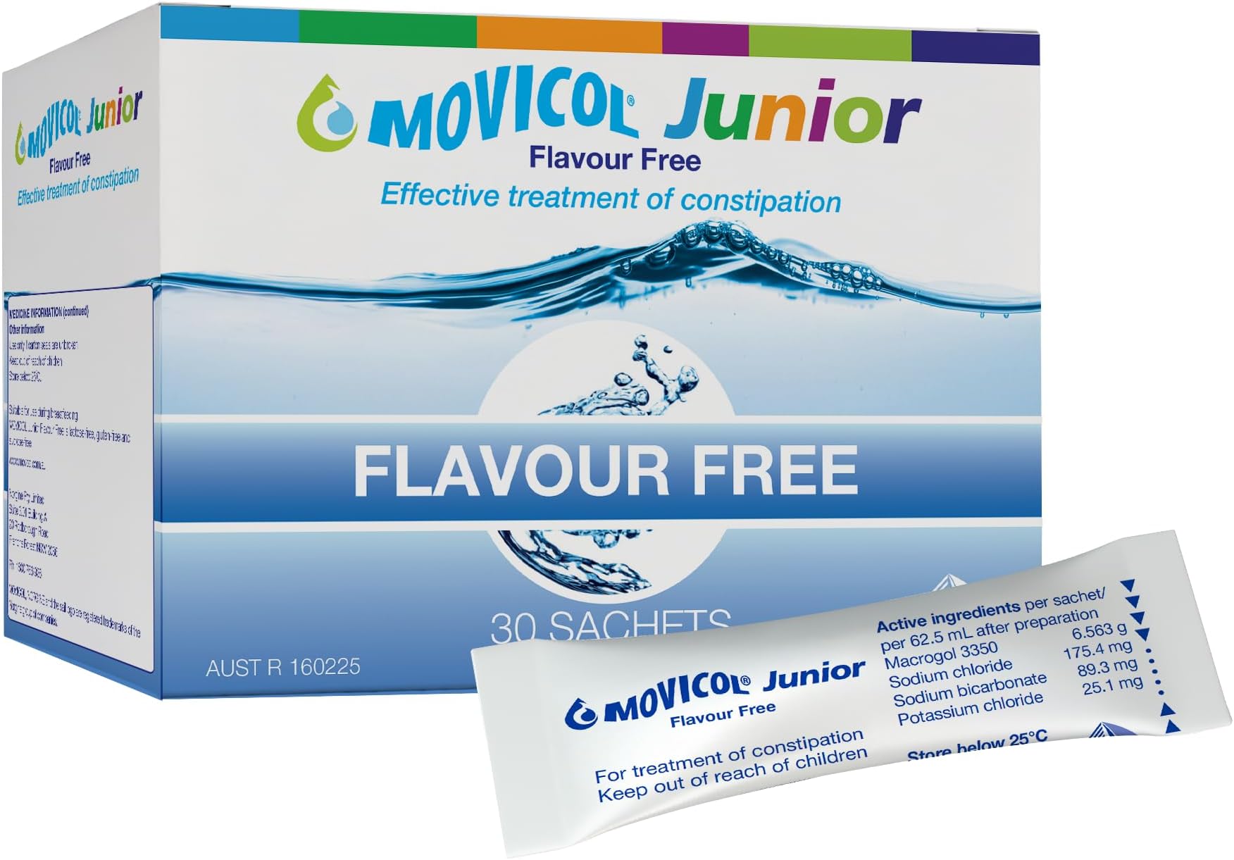 Movicol Junior Sachets 6.9g Flavour Free 30