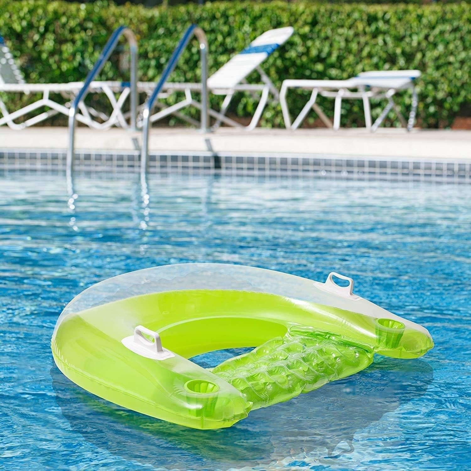 Review Hilif Water Chair Inflatable Swimming Pool Float Lounge