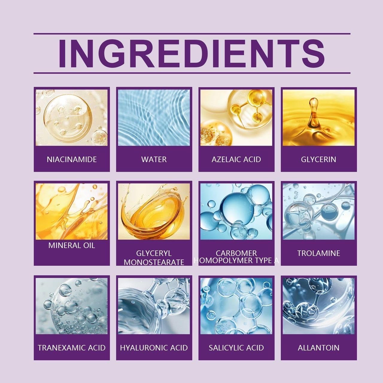 14% Azelaic Acid Cream for Face | Gentle Skin Care with Niacinamide, Tranexamic Acid, Hyaluronic Acid & Salicylic Acid | Hydrating & Soothing Facial Moisturizer for All Skin Types | 30g / 1oz - 4