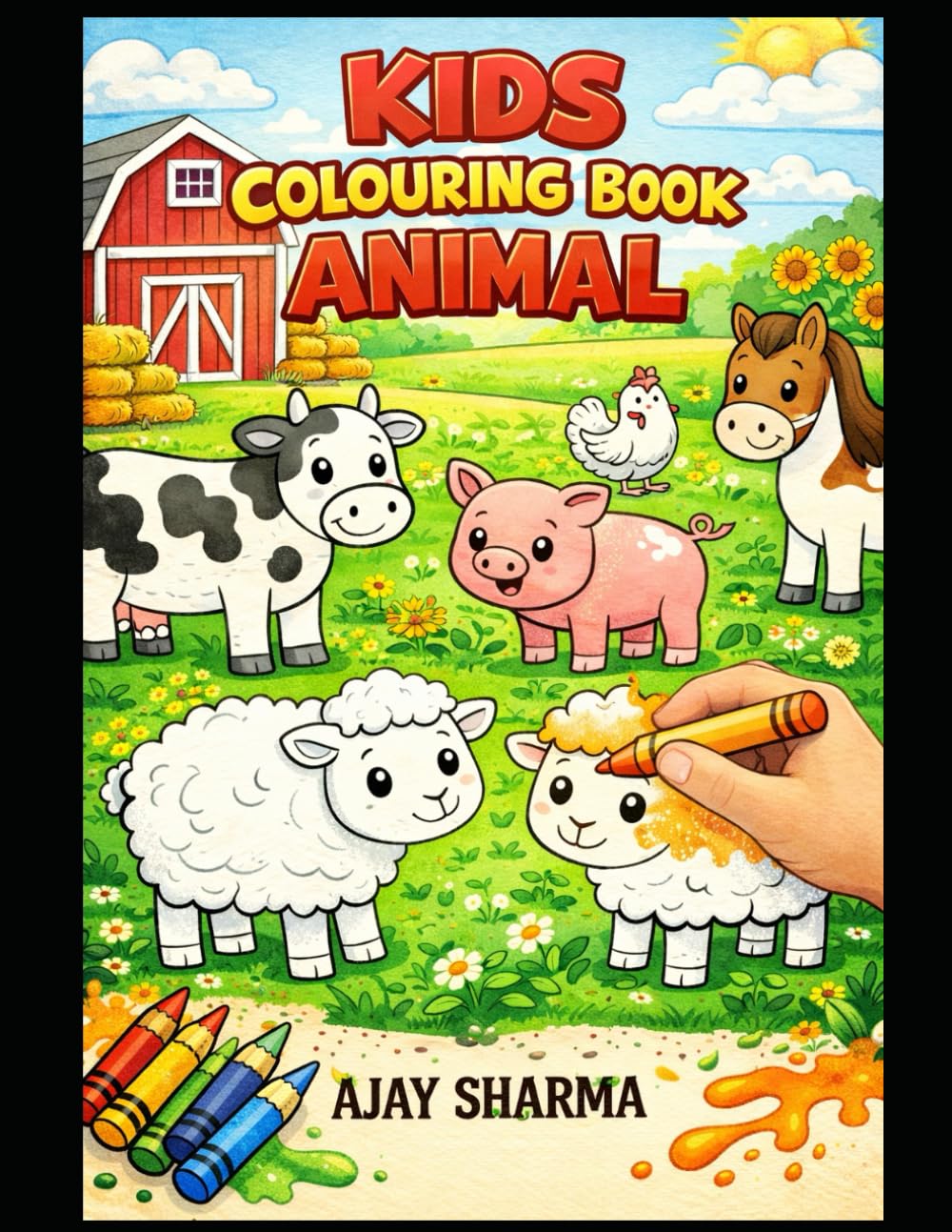 Kids Colouring Book Animal