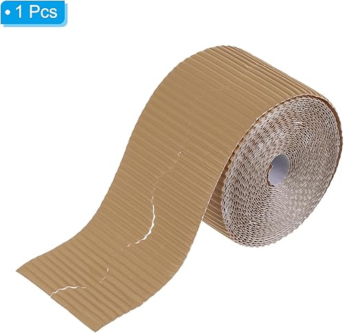 Vista 25 de PATIKIL Borde para tablón de anuncios de 3.9 pulgadas x 49.2 pies, papel corrugado festoneado para decoración de aula, tableros de póster de corcho