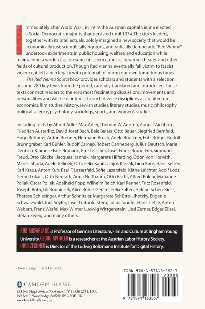 Amazon.co.jp: The Red Vienna Sourcebook (Studies in German