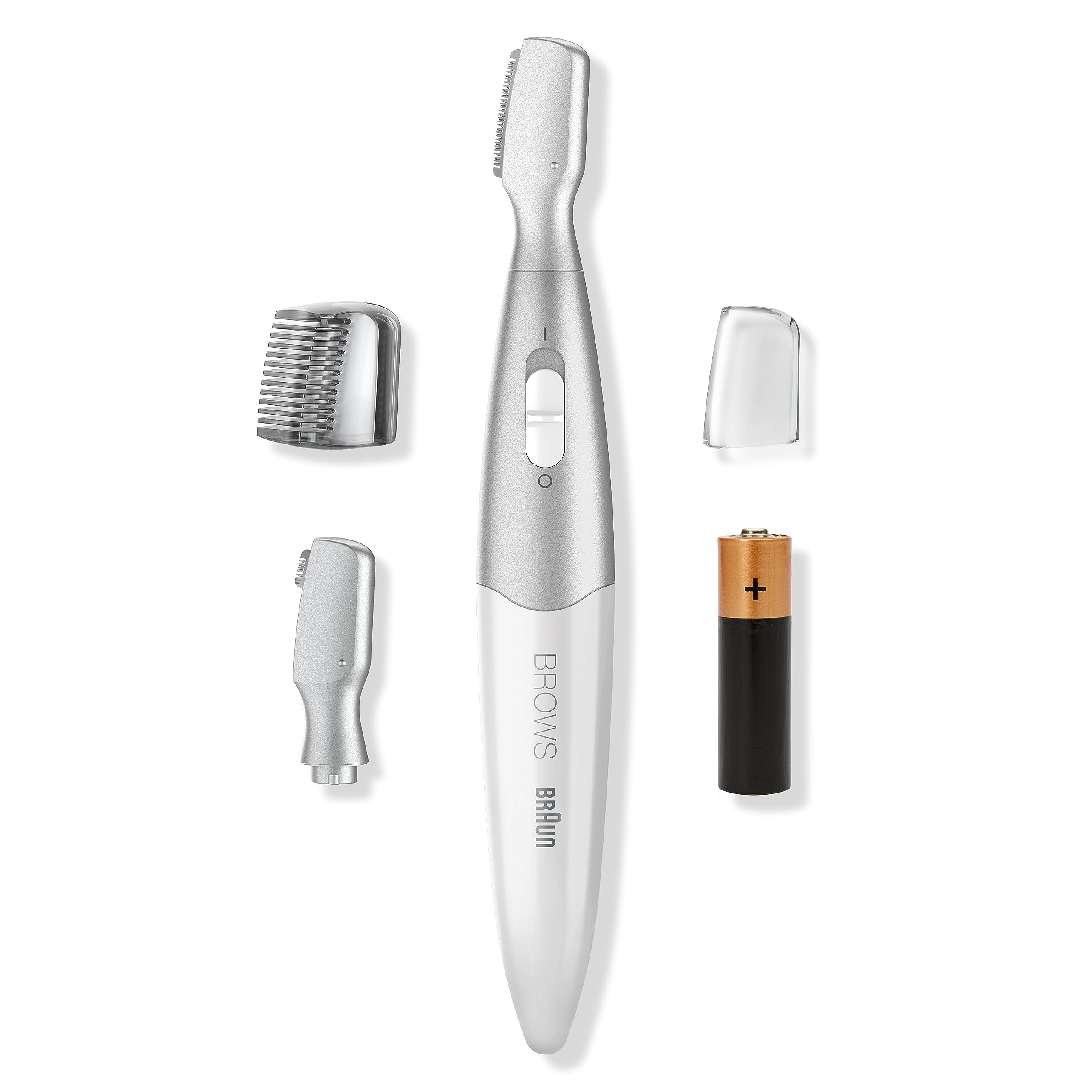 Braun Fg1106, Mini Rifinitore di Precisione per Le Donne, Styling e Definizione delle Sopracciglia, Strumento di Definizione dei Contorni, Depilazione Viso in Viaggio o Fuori Casa