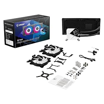 未開封MSI MAG CORELIQUID 240 V2 RGB液体クーラー Amazon.co.jp: MSI MAG CORELIQUID M240 AIO CPU液体クーラー