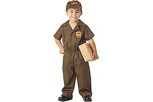 UPS Guy Boy's Costume: Perfect for Little Helpers on Halloween